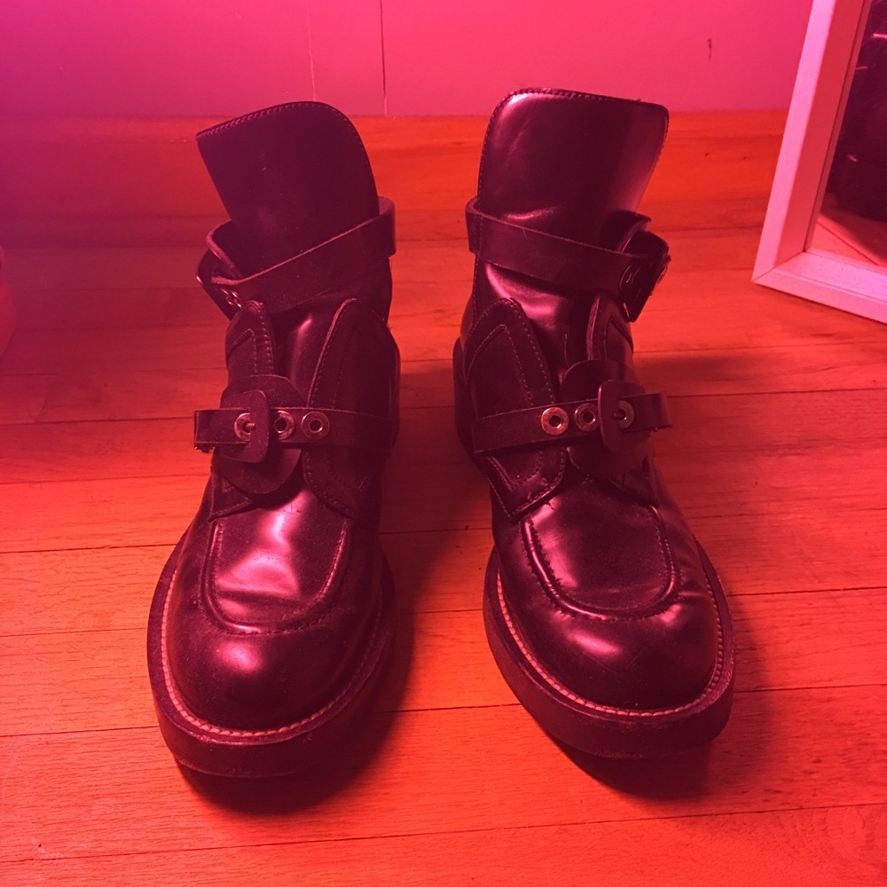 Balenciaga cut out boots